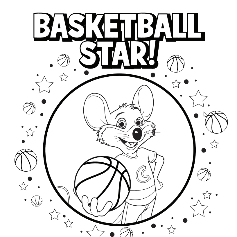 Basketball Star coloring page