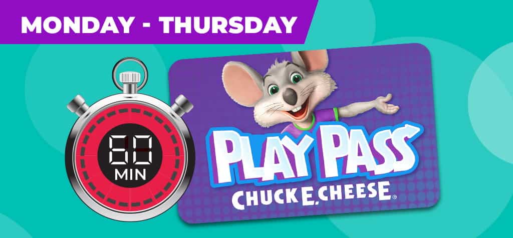 a 60-minute timer and a Play Pass (Monday - Thursday)