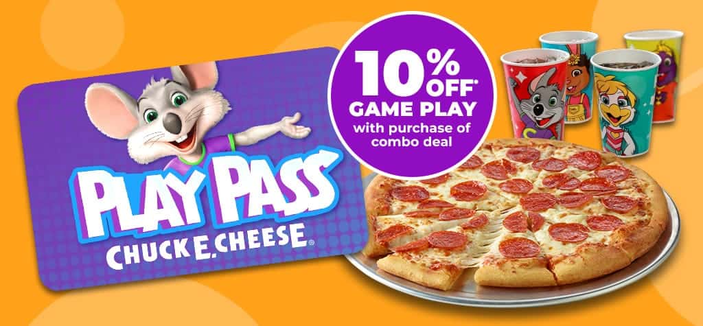 10% off game play with purchase of a combo meal