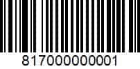 Coupon barcode: 817000000001