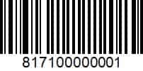 Coupon barcode: 817100000001
